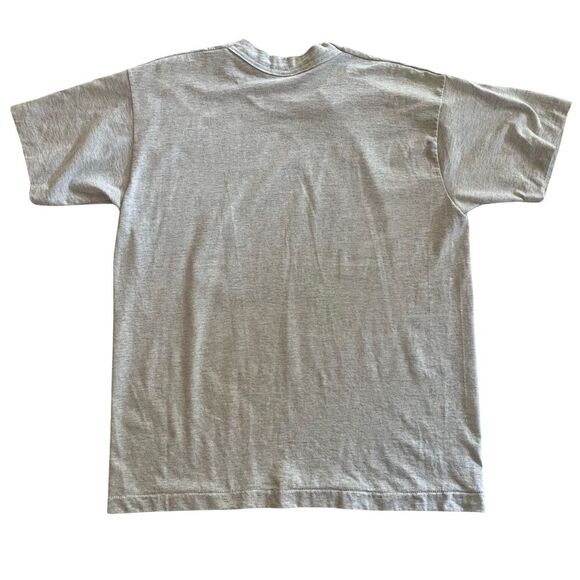 Vintage Native American Graphic Single Stitch T-Shirt Grey - Picture 2 of 6